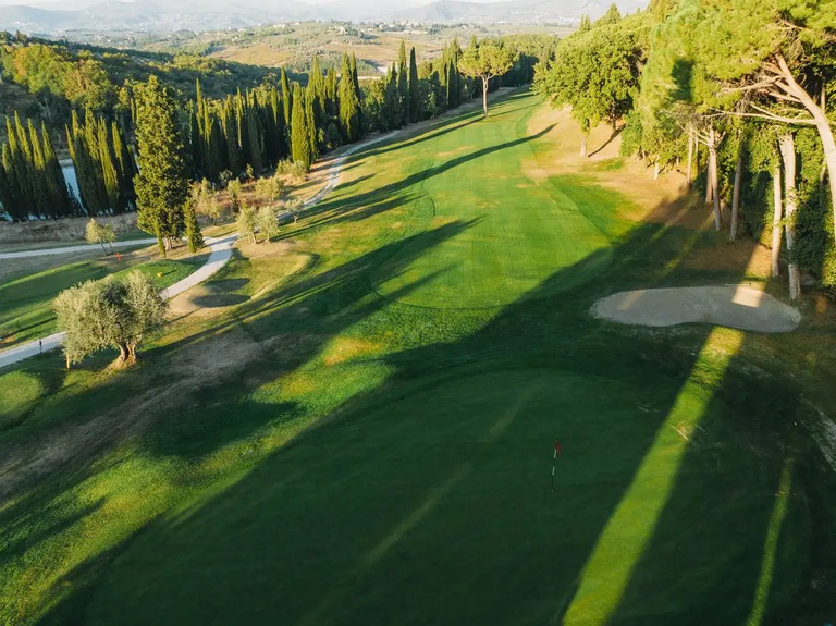 Golfplatz aus der Luft Golfplatz aus der Luft